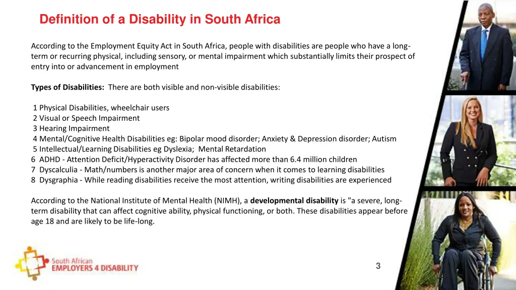 definition of a disability in south africa