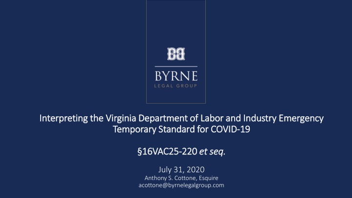 interpreting the virginia department of labor