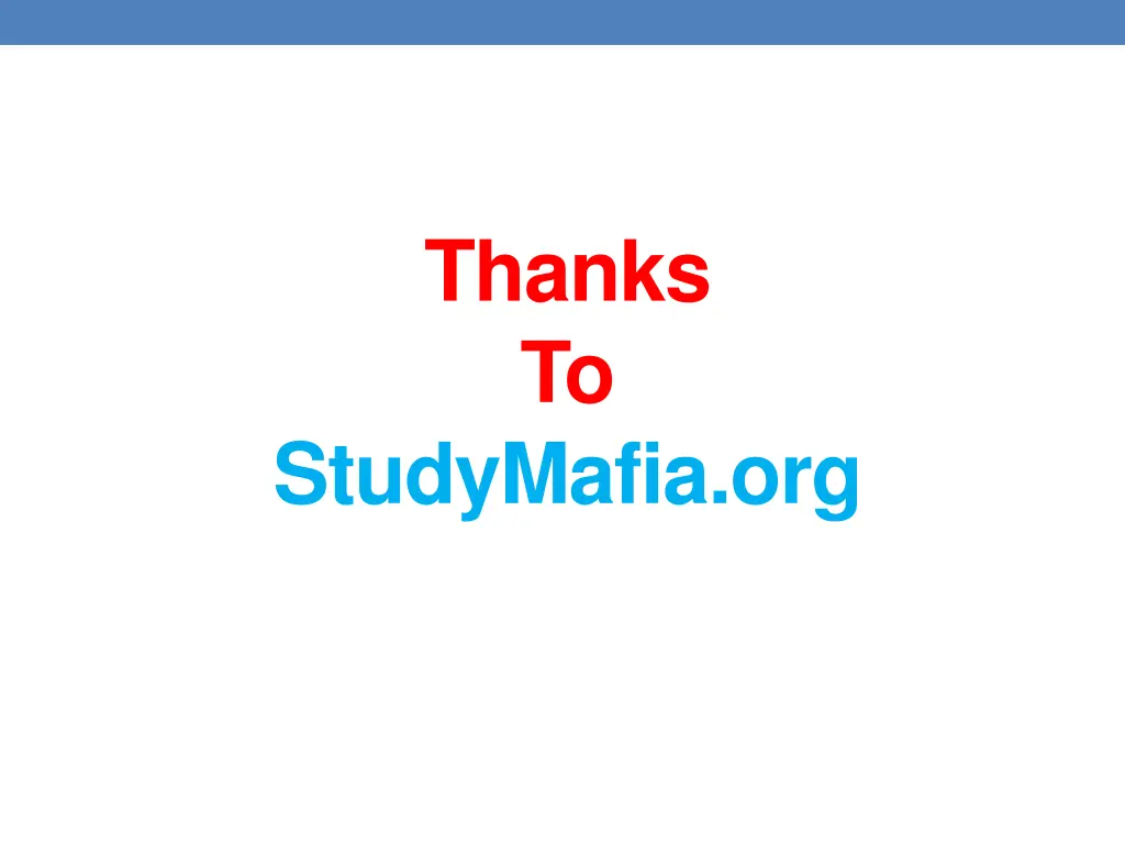 thanks to