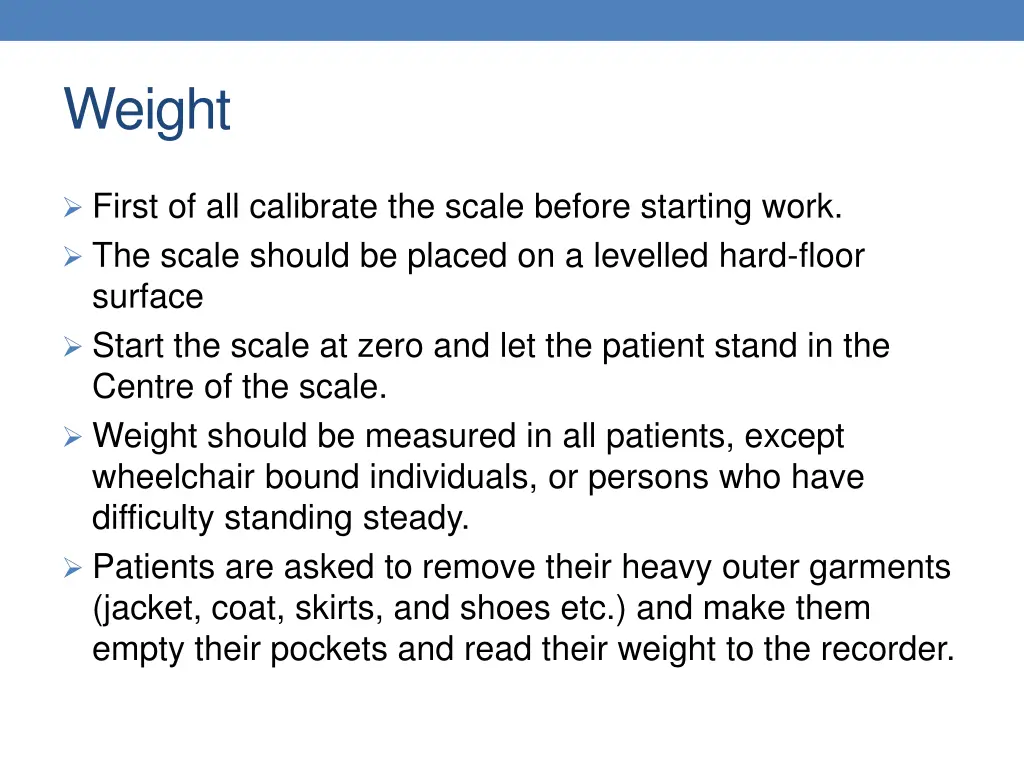 weight