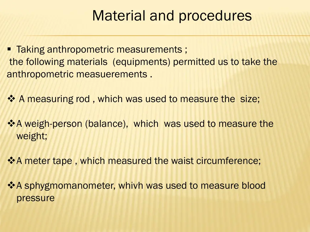 material and procedures 1