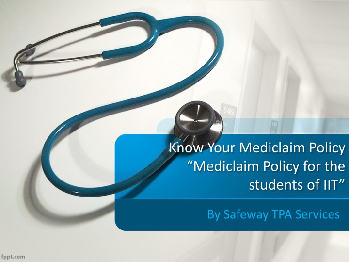 know your mediclaim policy mediclaim policy