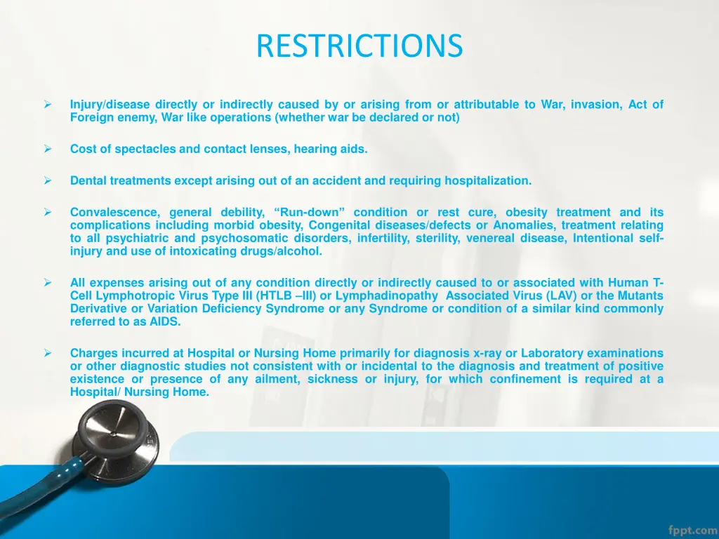 restrictions 2