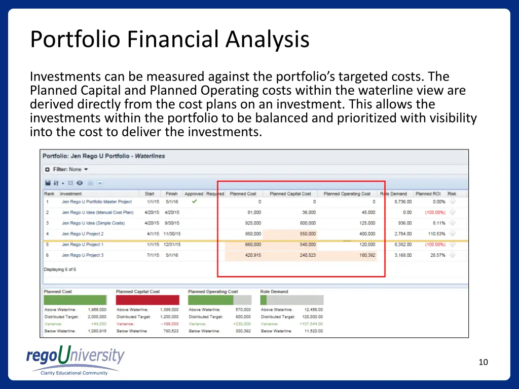 portfolio financial analysis 1