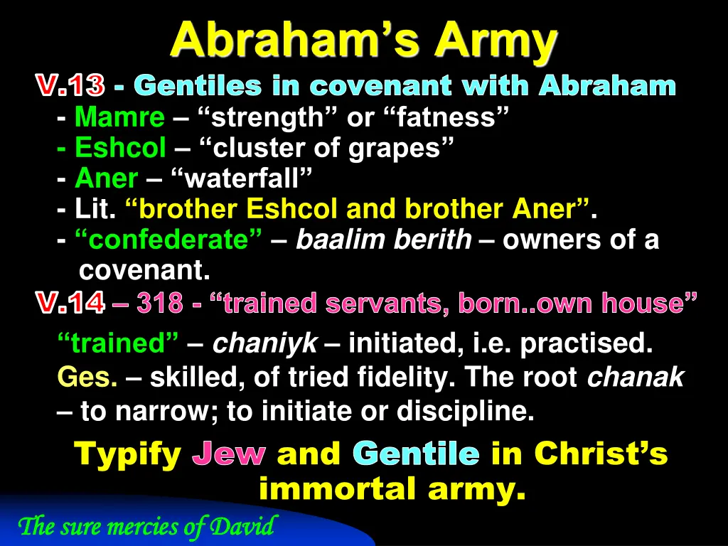 abraham s army v 13 gentiles in covenant with