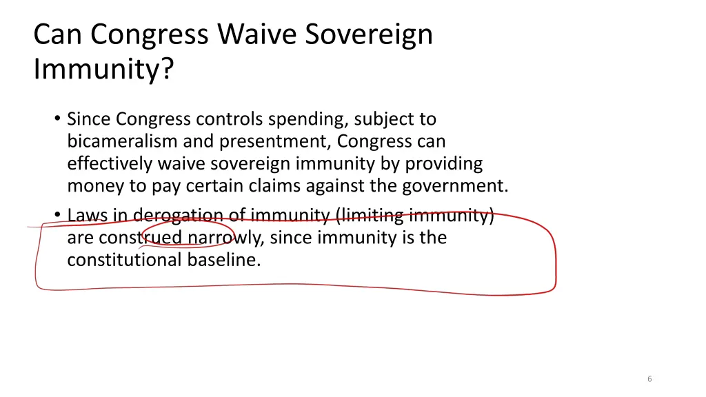 can congress waive sovereign immunity