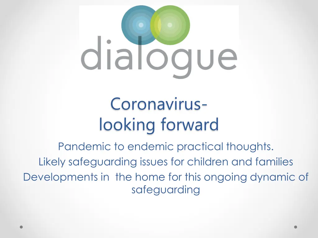 coronavirus looking forward pandemic to endemic