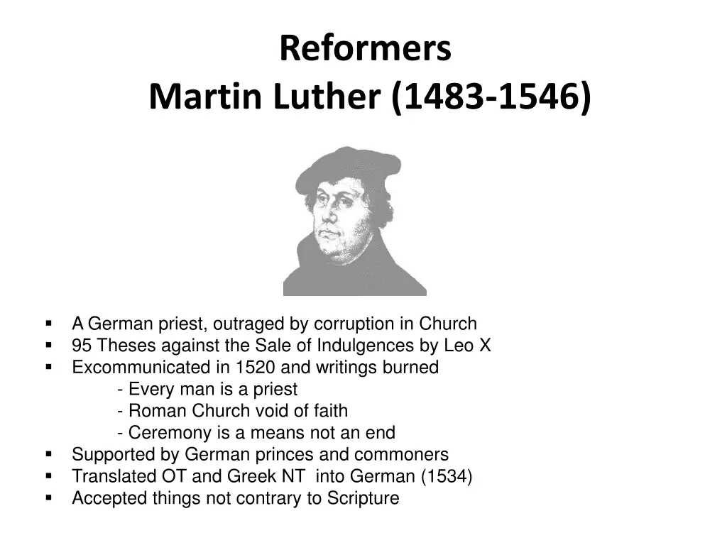 reformers