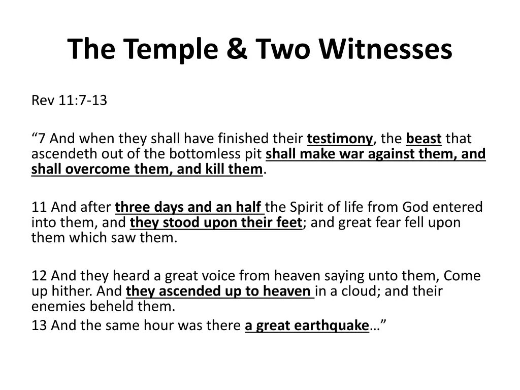 the temple two witnesses 1
