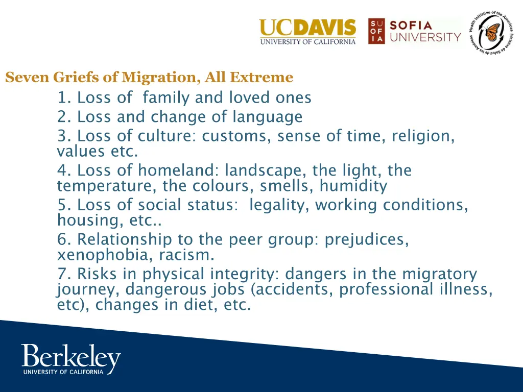 seven griefs of migration all extreme 1 loss