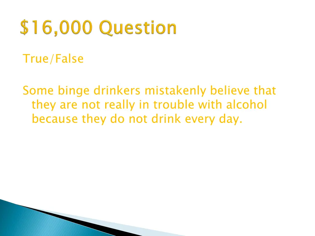 true false 2