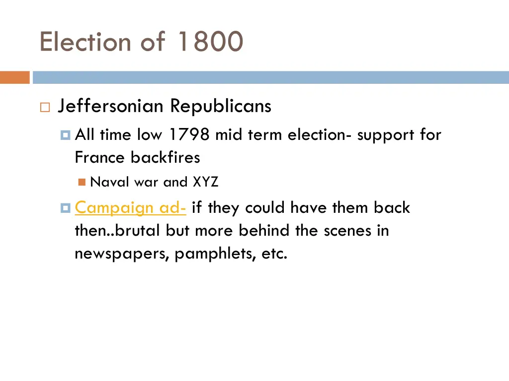 election of 1800 1