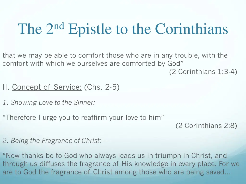 the 2 nd epistle to the corinthians 4