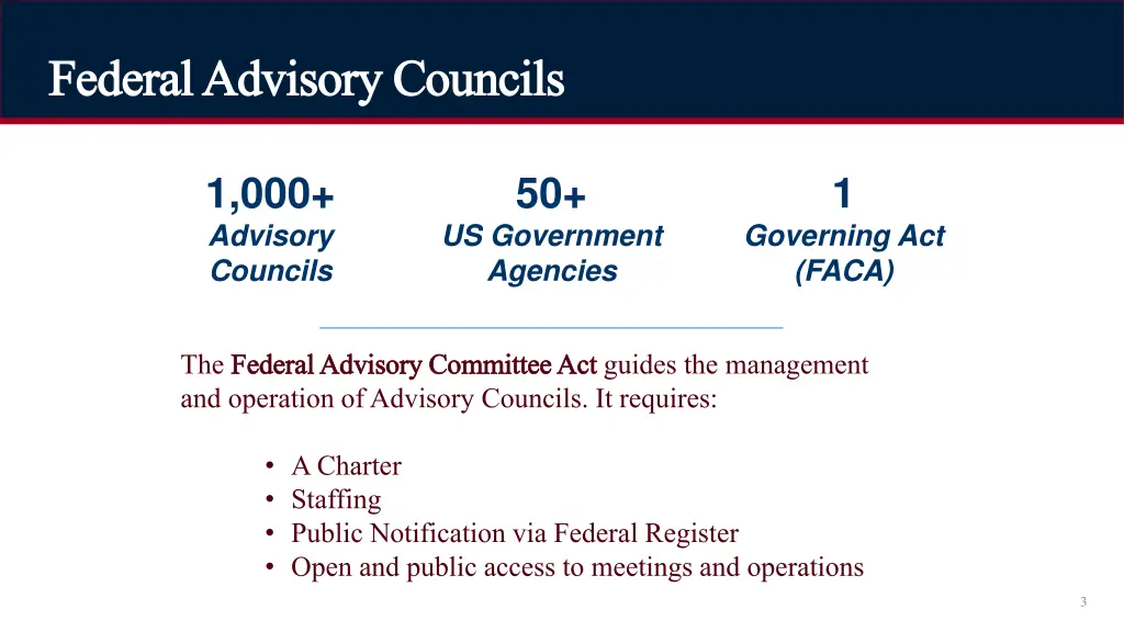 federal advisory councils federal advisory