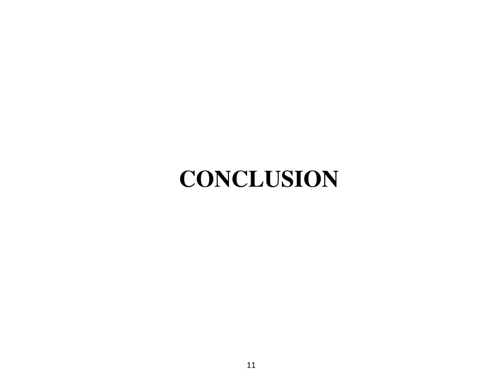 conclusion