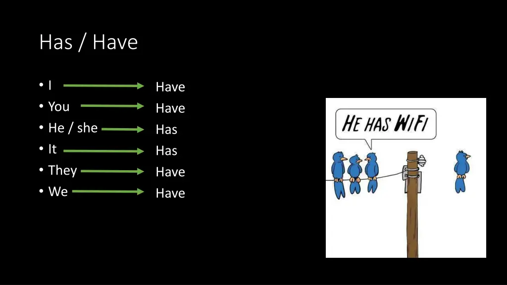 has have