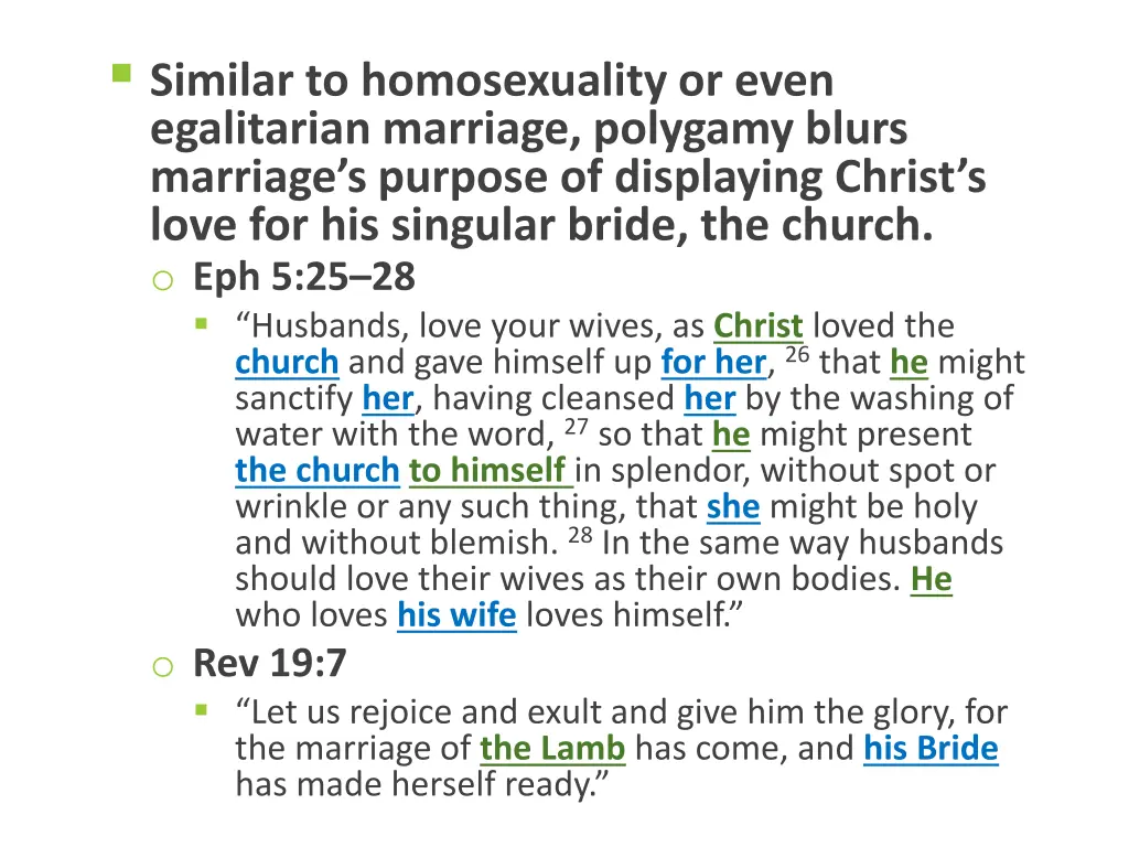 similar to homosexuality or even egalitarian