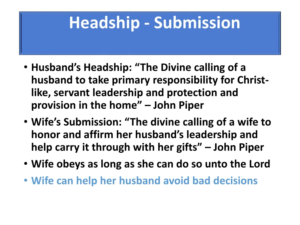 headship submission 3