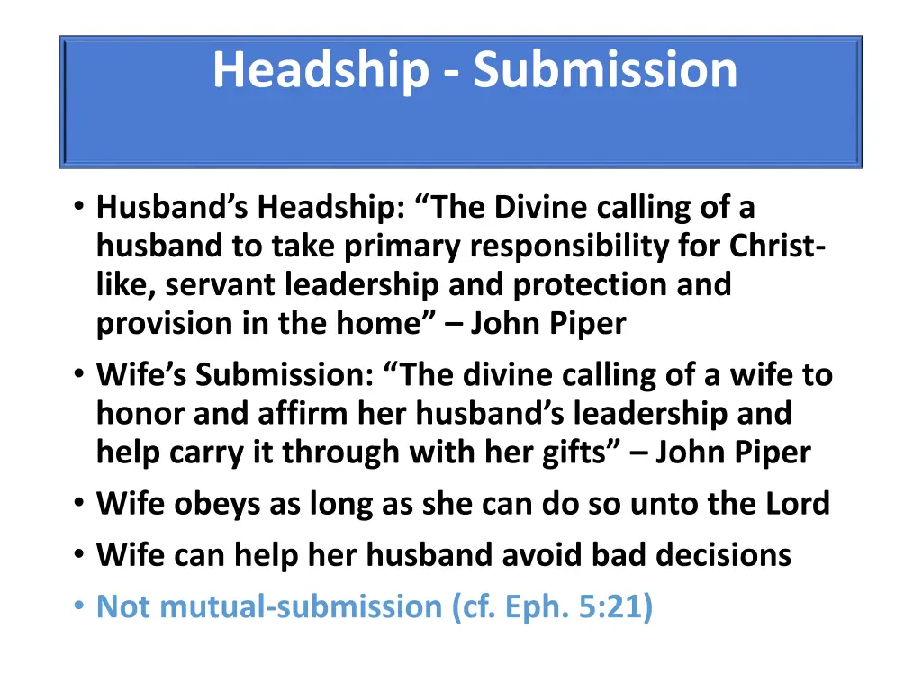 headship submission 4