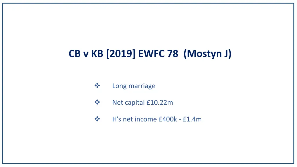 cb v kb 2019 ewfc 78 mostyn j