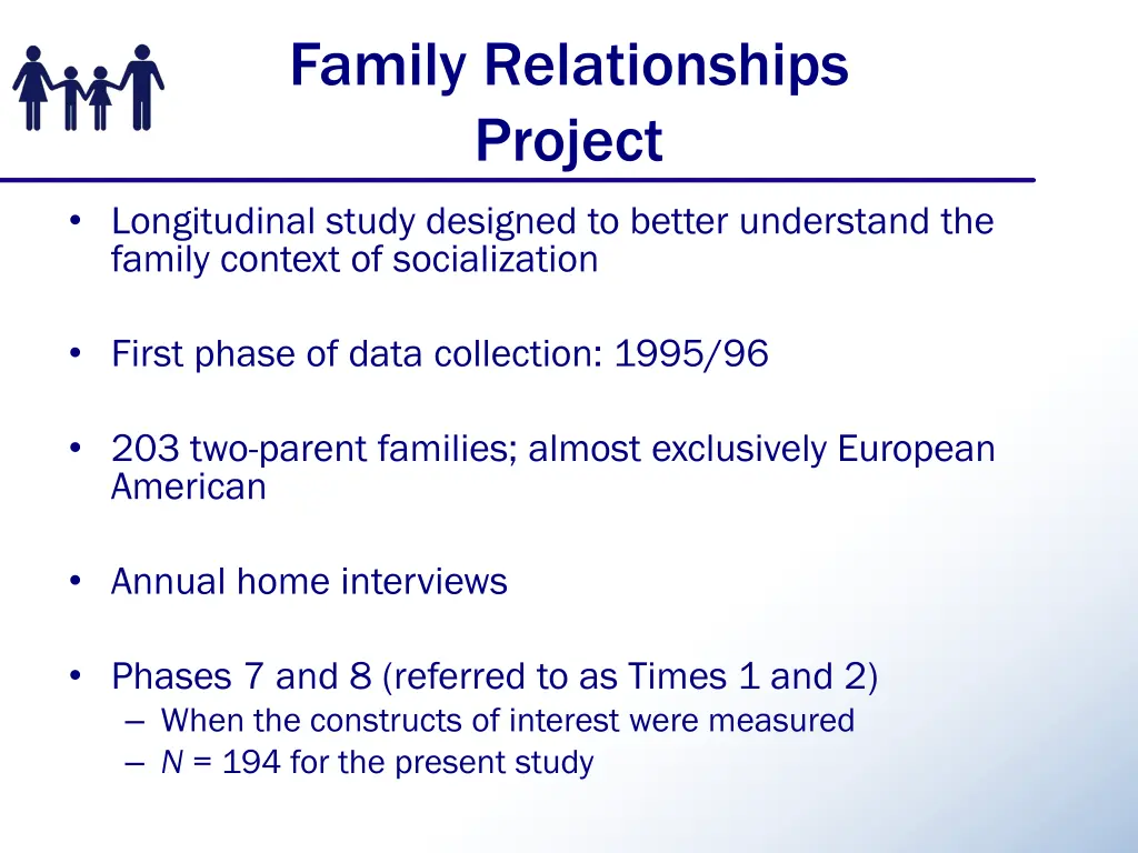 family relationships project
