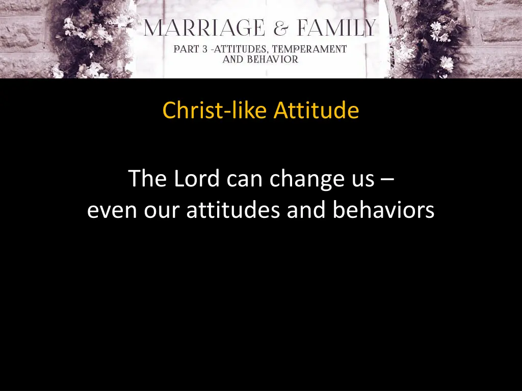 christ like attitude 12