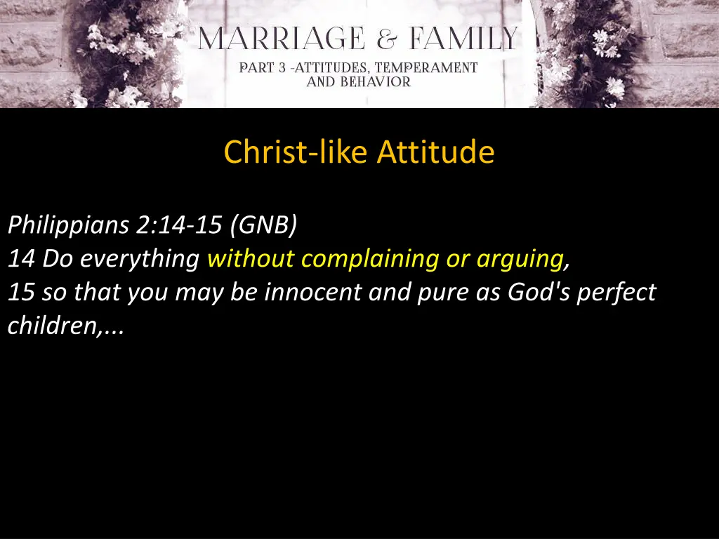 christ like attitude 5