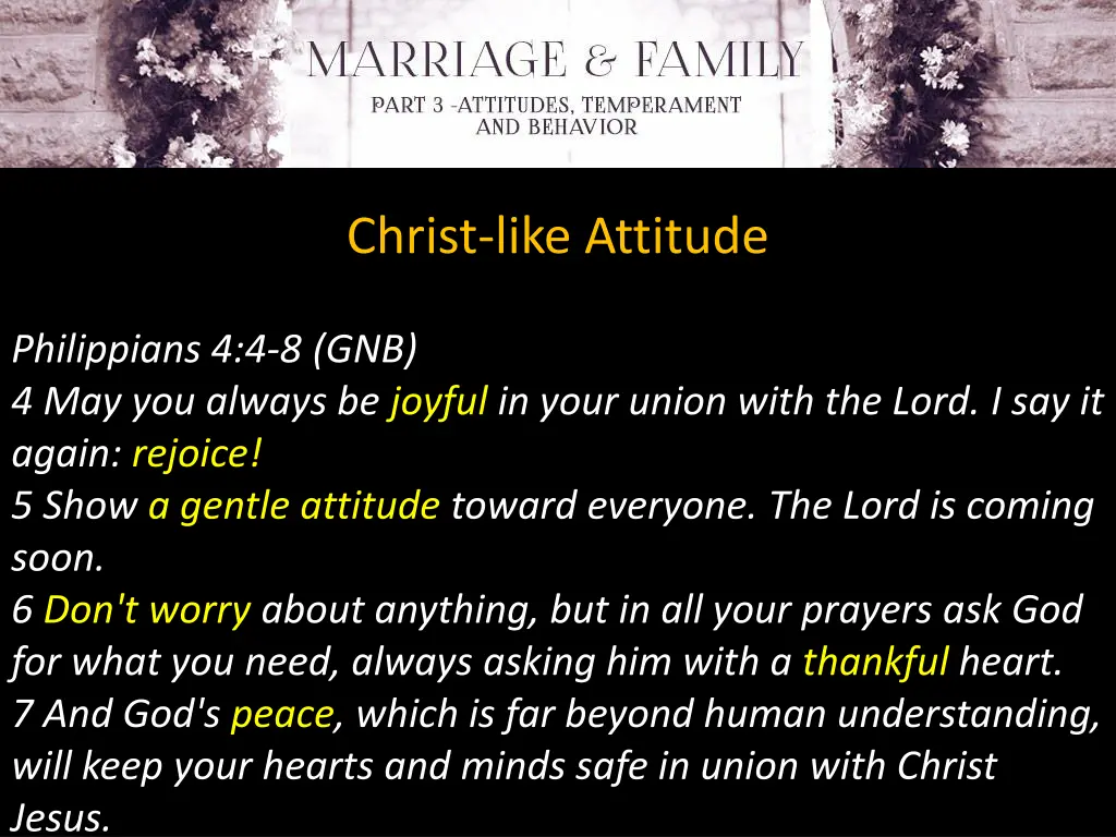 christ like attitude 6