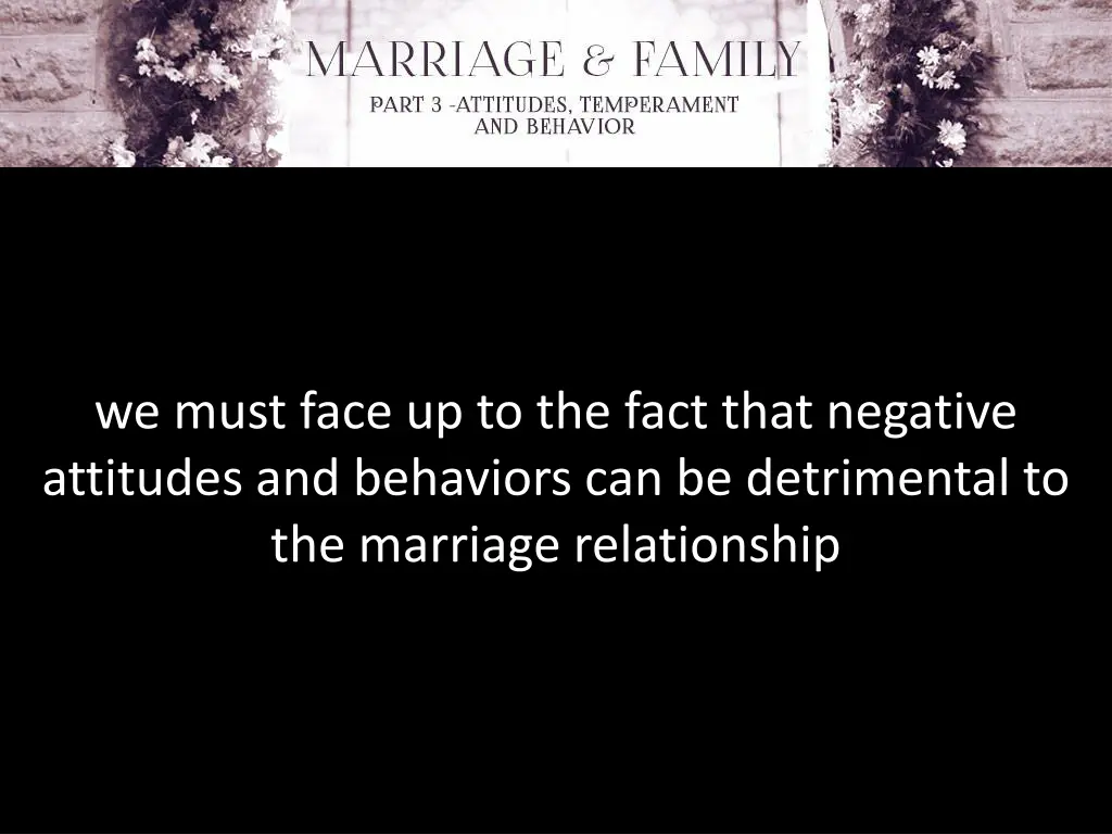 we must face up to the fact that negative