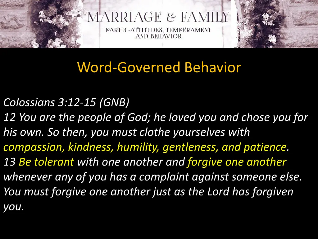 word governed behavior 2