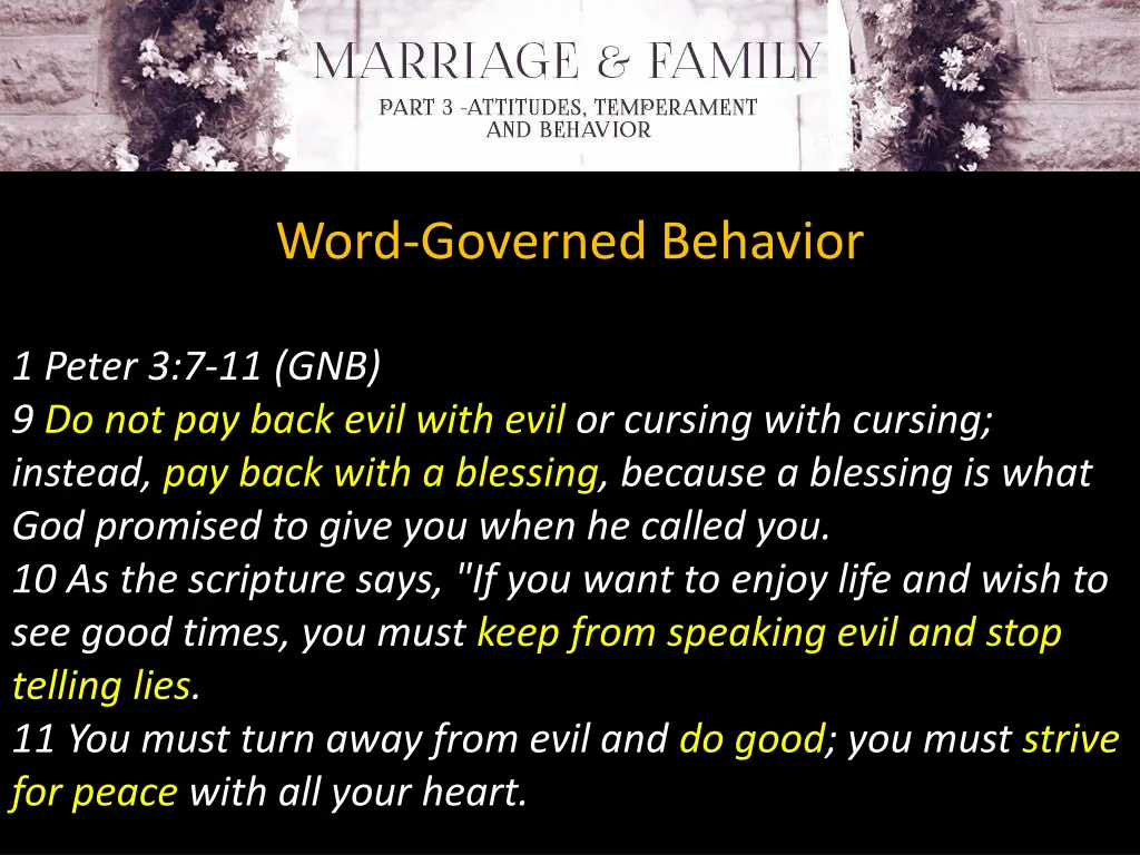 word governed behavior 4