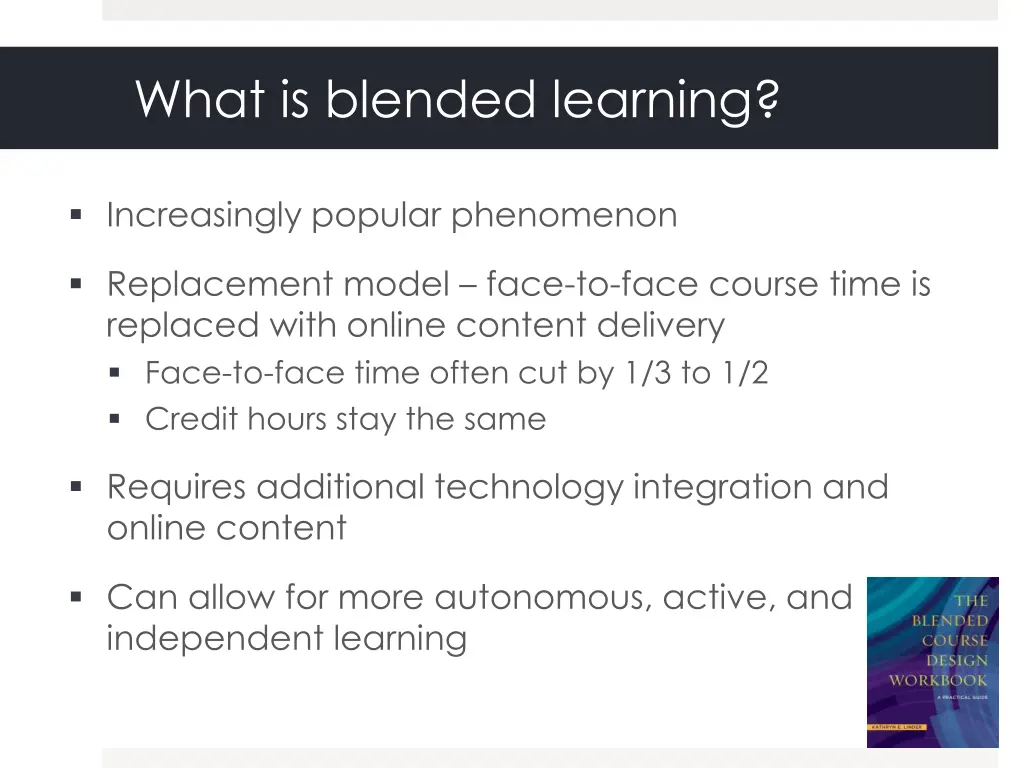 what is blended learning