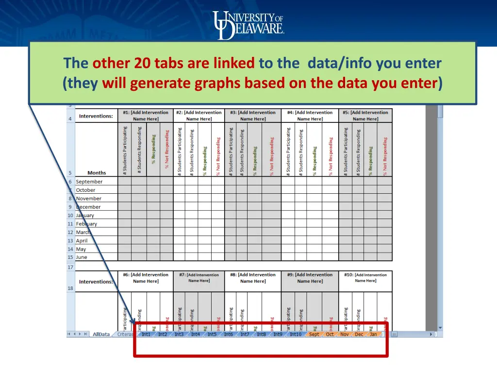 the other 20 tabs are linked to the data info