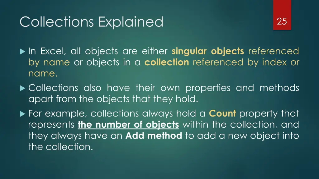 collections explained 1
