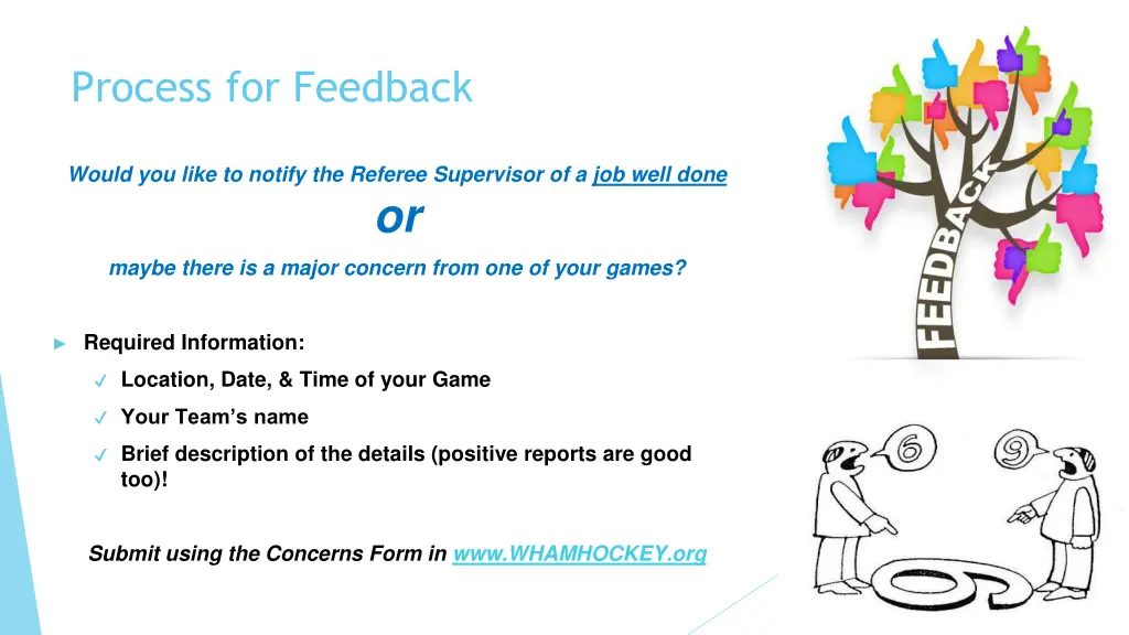 process for feedback