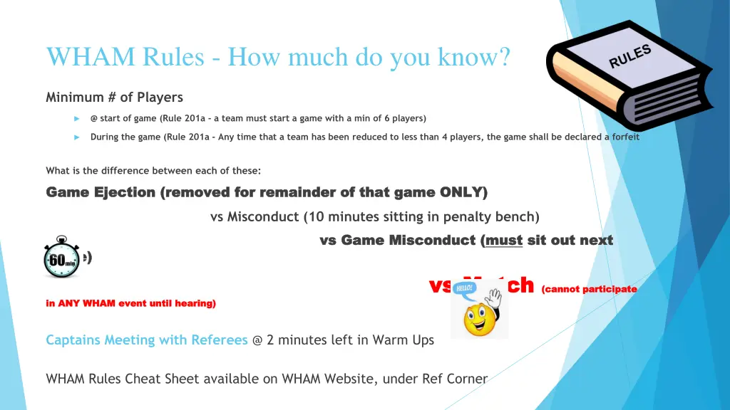 wham rules how much do you know