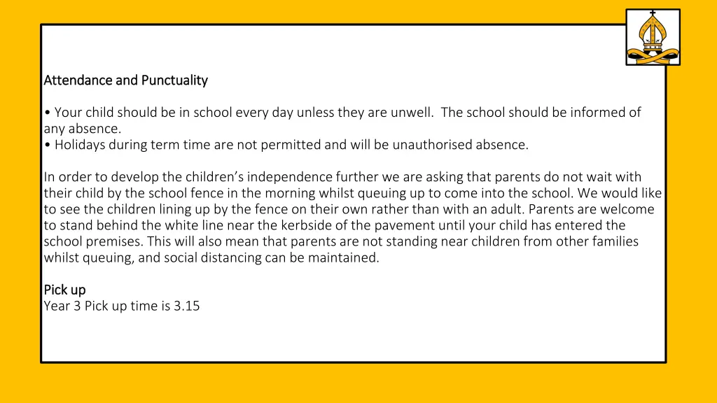 attendance and punctuality attendance