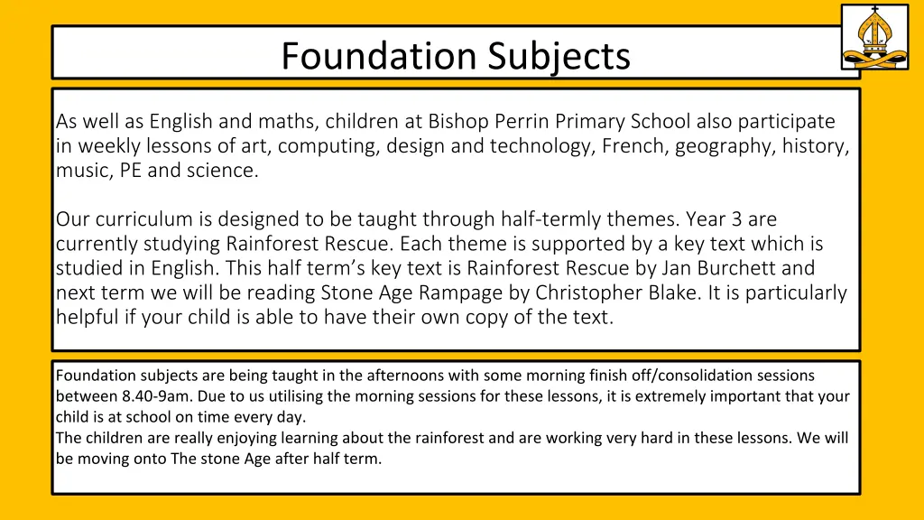 foundation subjects