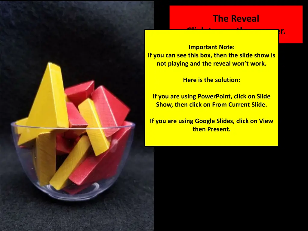 the reveal