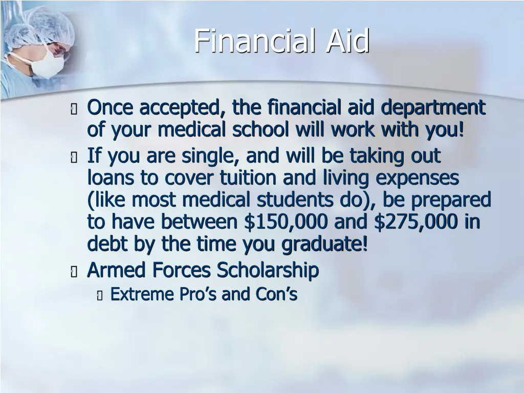 financial aid
