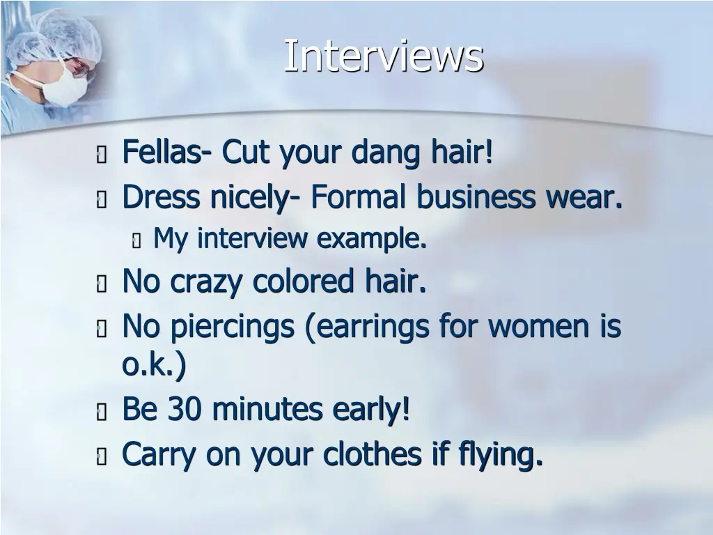 interviews