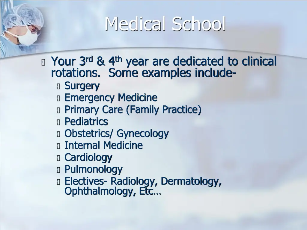 medical school 1