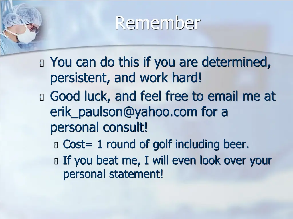 remember