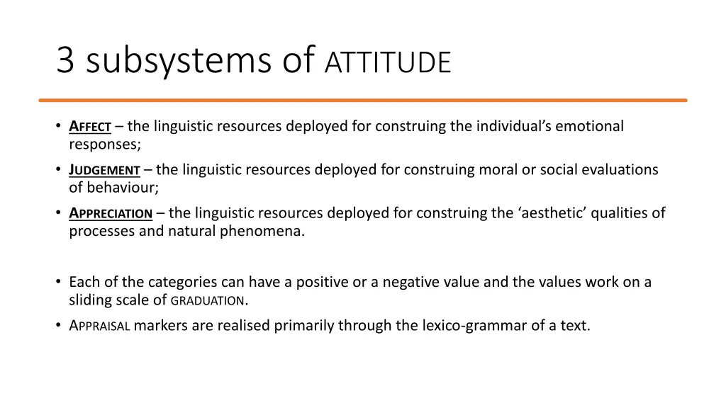 3 subsystems of attitude