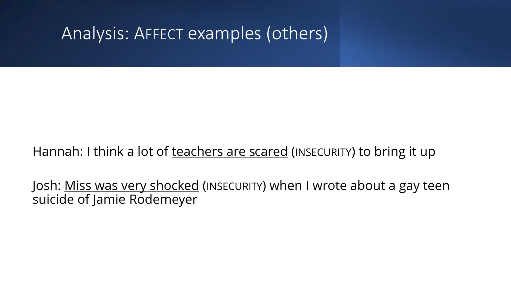 analysis a ffect examples others 1