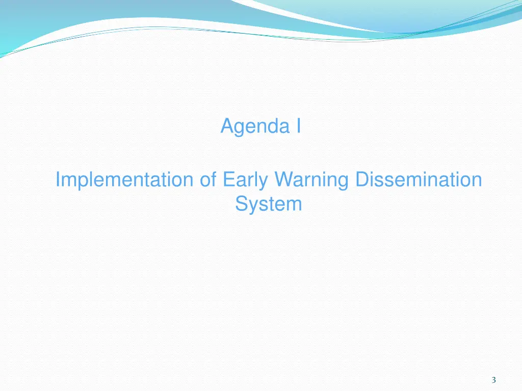 agenda i