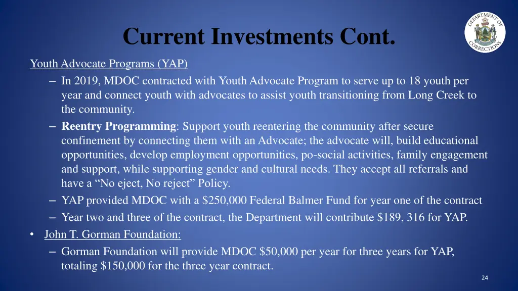current investments cont