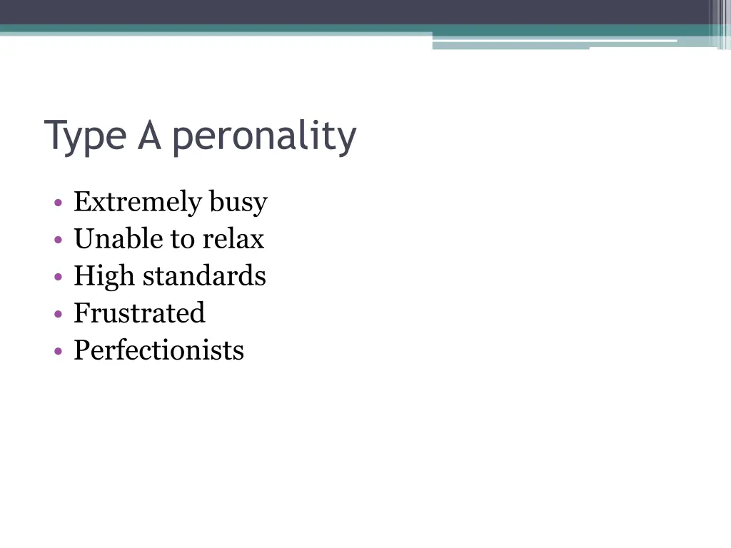 type a peronality
