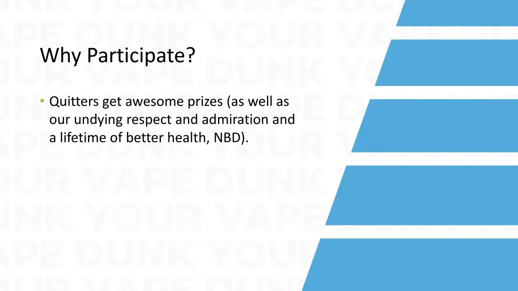 why participate
