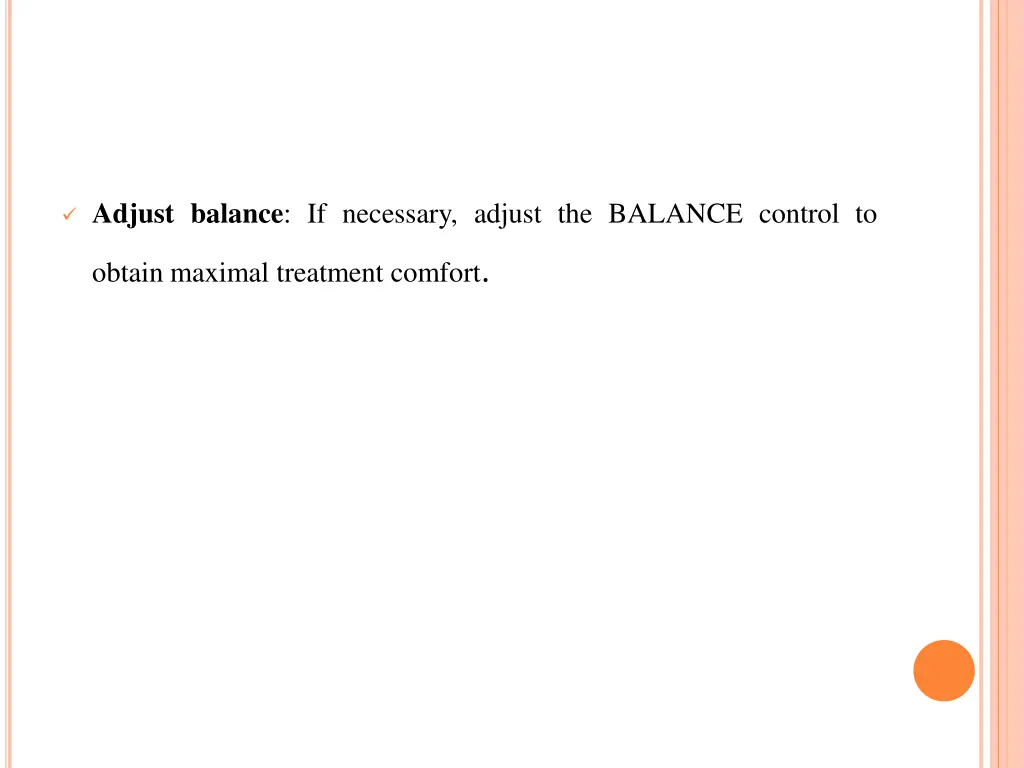 adjust balance if necessary adjust the balance
